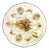 1960's Gold Overlay Glass Round Dish by George Briard For Sale