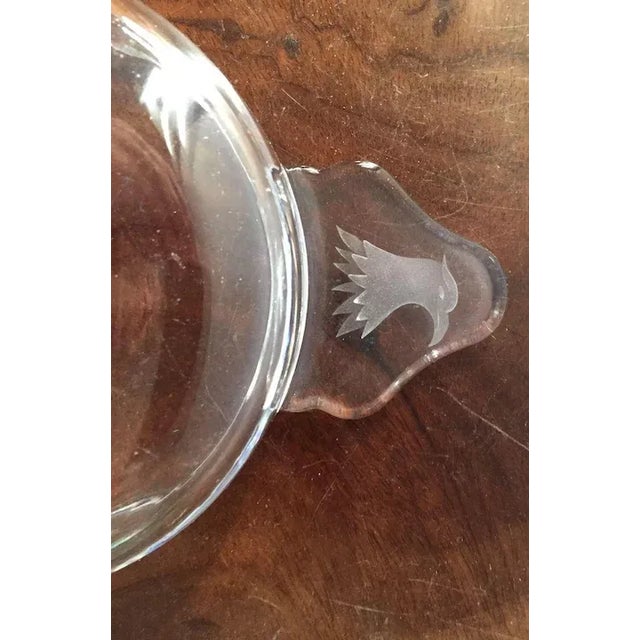 Silver 1940 Steuben Glass Porringer Bowl For Sale - Image 8 of 11