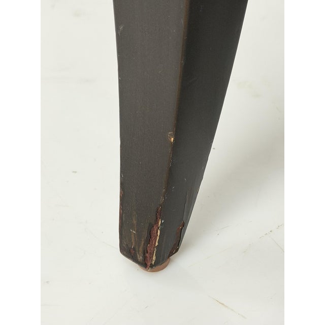 1980s Donghia Klismos Slipper Chair in Mahogany-Finished Maple and Leather For Sale - Image 16 of 18