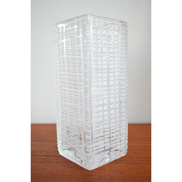 Vintage Glass Vase attributed to Horst Tünselmann for Peill & Putzler, 1960s For Sale - Image 4 of 7
