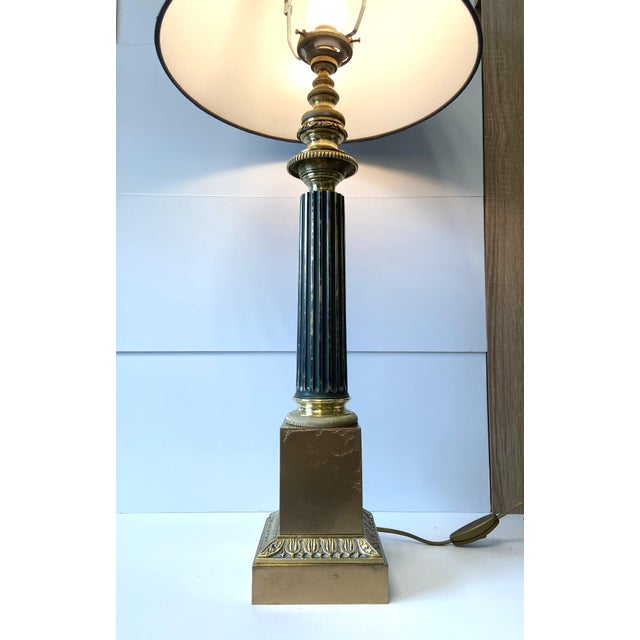 Large Antique French Carcel Lamp in Gilt Bronze and Brass, 1800s For Sale - Image 12 of 12