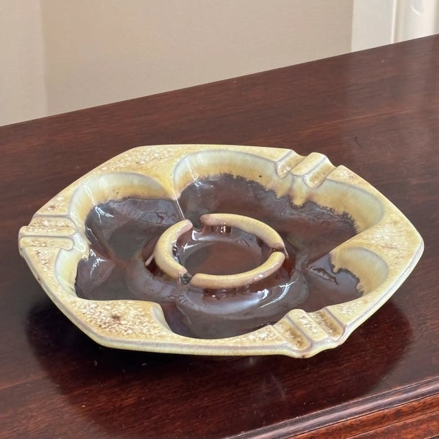Mid 20th Century Vintage Mid-Century Modern Studio Pottery Ashtray For Sale - Image 5 of 15