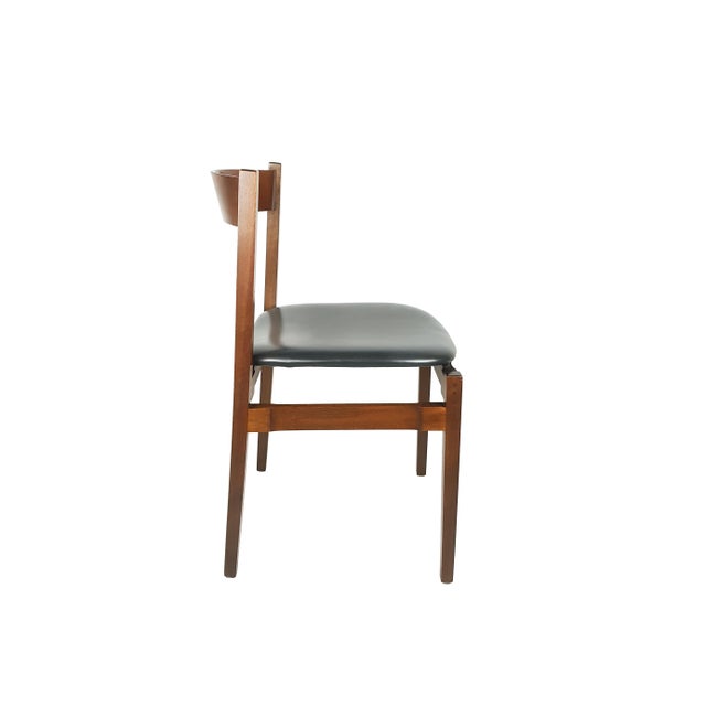 1960s Model 104 Dining Chairs by G. Frattini for Cassina, 1960s, Set of 6 For Sale - Image 5 of 17