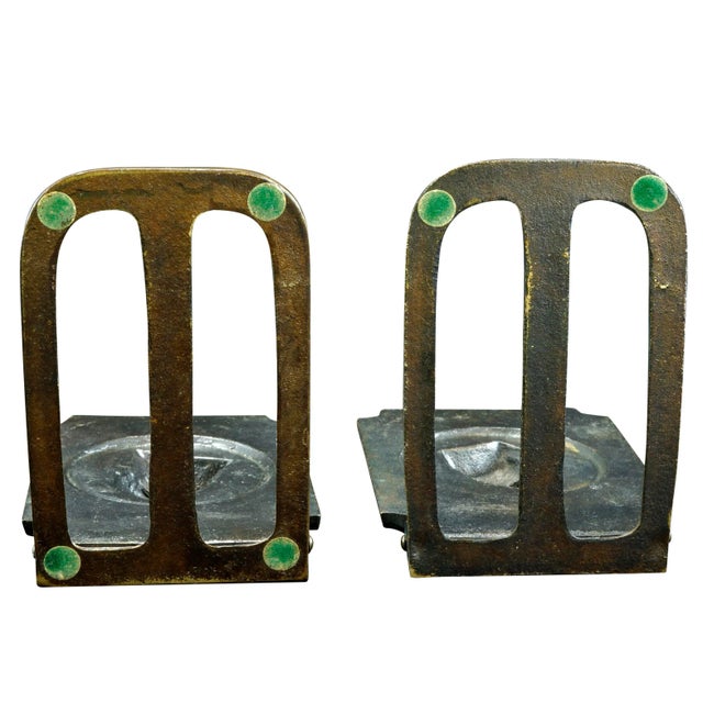 Pair of Mid Century Comedy and Drama Israeli Dayagi Brothers Bronze Bookends Circa 1960 For Sale In Phoenix - Image 6 of 10