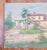 We are selling this American Impressionist study of a Southwestern house. This simple oil on academy board painting...