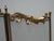 Vintage French Country Metal & Mesh Gold Fireplace Screen For Sale In Los Angeles - Image 6 of 15