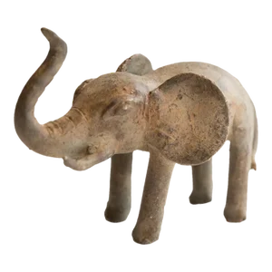 Vintage African Elephant Sculpture