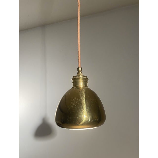 Metal Golden Metal Lamps, 1980, Set of 2 For Sale - Image 7 of 9