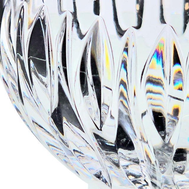 Marquis by Waterford Sheridan Footed Cut Crystal Bowl 5.5" For Sale - Image 10 of 12
