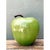 Vintage Monumental Green Ceramic Apple Sculpture For Sale - Image 4 of 12