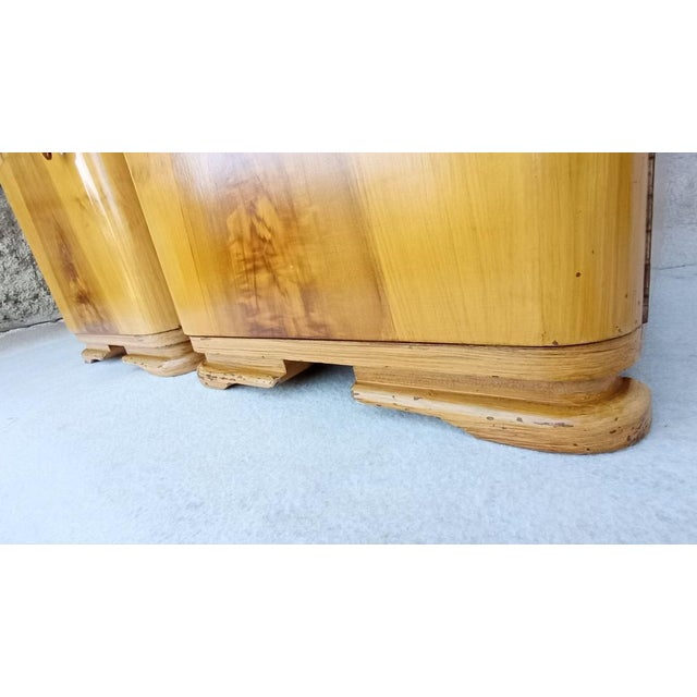 Art Deco Bedside Tables by Jindřich Halabala for Up Závody, 1950s, Set of 2 For Sale - Image 15 of 18