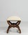 Early 20th Century Regency Curule Stool With Upholstered Seat For Sale - Image 4 of 10
