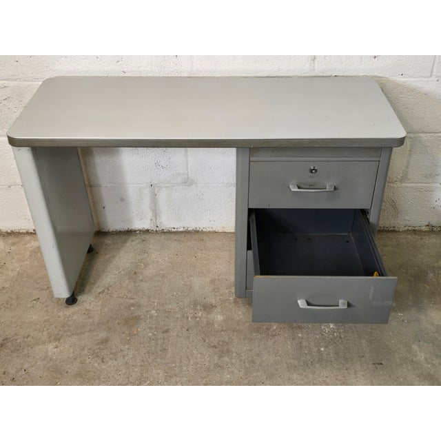 Small Vintage Desk from Roneo, 1950s For Sale - Image 6 of 11