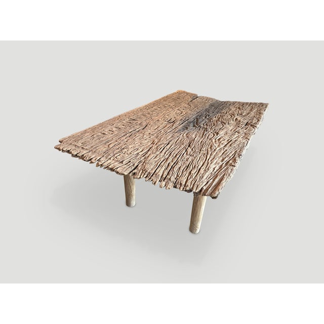 1950s Andrianna Shamaris Wabi Sabi Coffee Table For Sale - Image 5 of 6