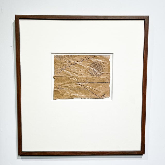 Rudolf Bauer, Bauhaus Style Prison, 1938, Pencil Drawing For Sale - Image 12 of 12