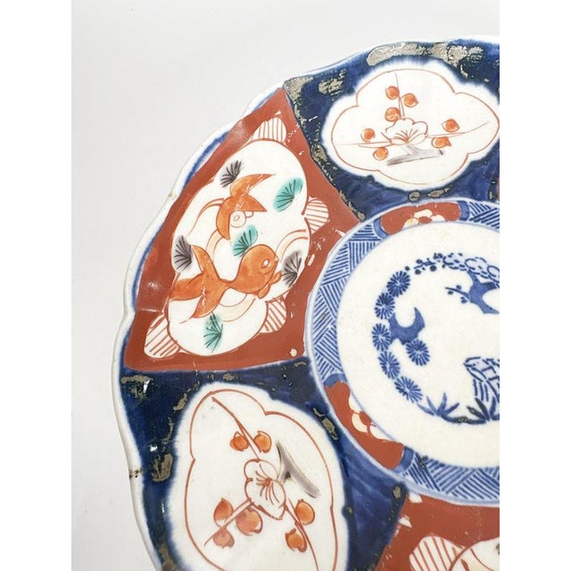 19th Century Japanese Plate and Bowl Set, Set of 2 For Sale - Image 14 of 17