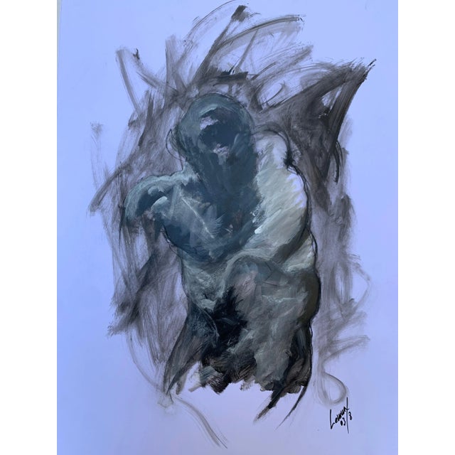 Lemmy Gonthier - Body 4 Acrylic Numbered and signed lower right of the work Dimensions: 70 x 50 Circa 2014 The human body...