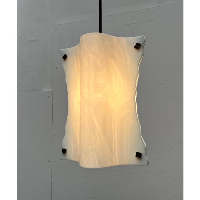 Vintage Postmodern Italian Murano Glass Pendant Lamp, 1970s For Sale - Image 12 of 18
