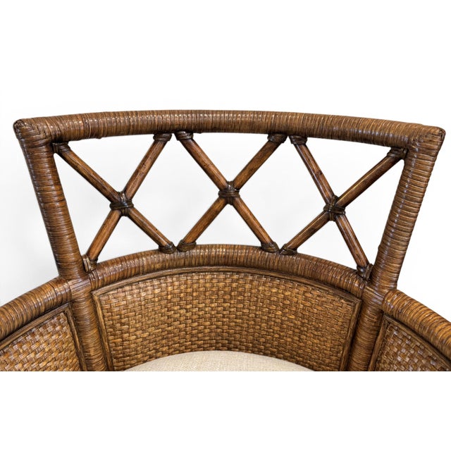 Lexington Tommy Bahama Bali Hai Kamala Bay Swivel Bar Stools, a Pair For Sale - Image 13 of 18