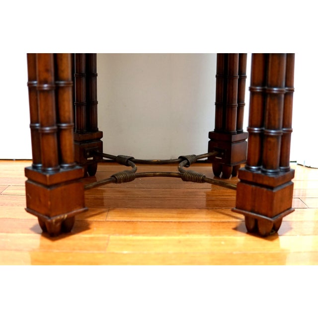 Late 19th Century English Regency Style Mahogany Side Table For Sale - Image 12 of 13