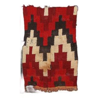 Framed Nazca Textile Panel with Step Design For Sale