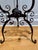Late 19th Century Continental Wrought Iron Tripod Plant Stand With Scrollwork and Foliage Circa 1880 For Sale - Image 5 of 17