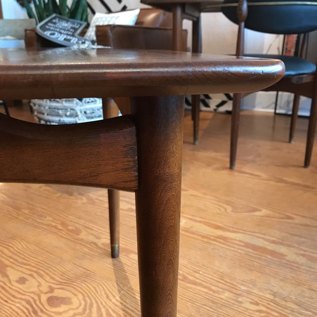 Vintage Mid-Century Modern Solid Walnut Side Table or ...
