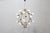 Large 20-Light Chandelier in Brass and Opal Spheres in the Stilnovo Style Up to 250V (Europe/UK Standard).The wiring of...