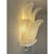 Venetian Transparent Graniglia Leaves Murano Glass Wall Sconce by Simoeng For Sale - Image 6 of 8