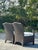 Textile Vintage Coastal Woven Rattan Lounge Chairs - a Pair For Sale - Image 7 of 9