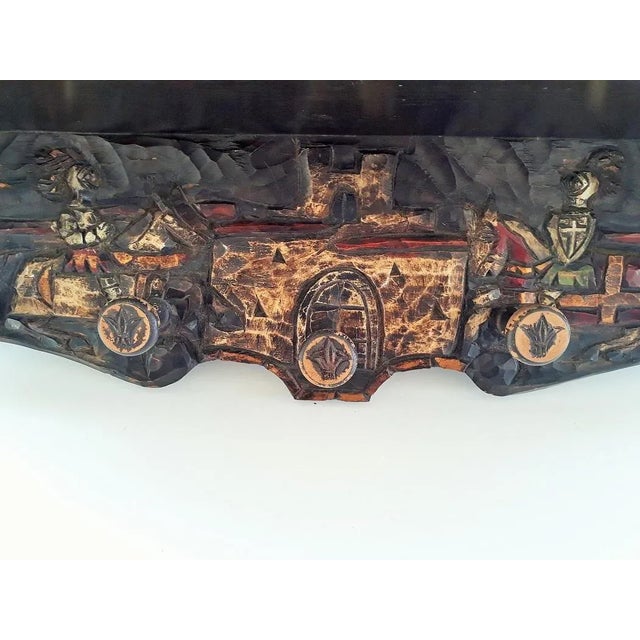 Spanish Hand Carved Coat Rack Chairish