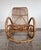 Bauhaus Vintage Boho Rocking Chair in Bamboo by Franco Albini for Veranda or Terrace, Italy, 1950s For Sale - Image 3 of 18