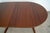 1960’s Mid-Century Danish Modern Trestle Leg Extendable Oval Dining Table With Leaf For Sale - Image 10 of 12