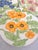 Farmhouse Set of 4 "Fleurs Du Jour" by Shafford Floral Plates For Sale - Image 3 of 8
