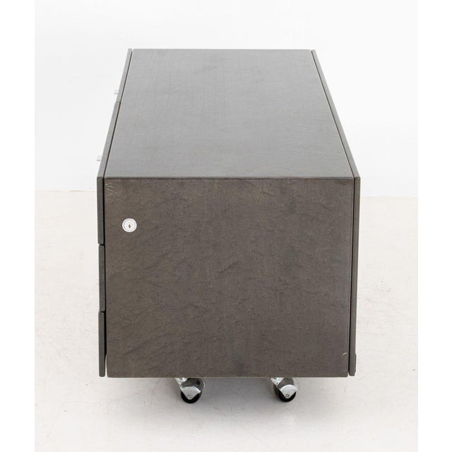 Late 20th Century Saporiti Italia Bird's Eye Maple Credenza For Sale - Image 5 of 7