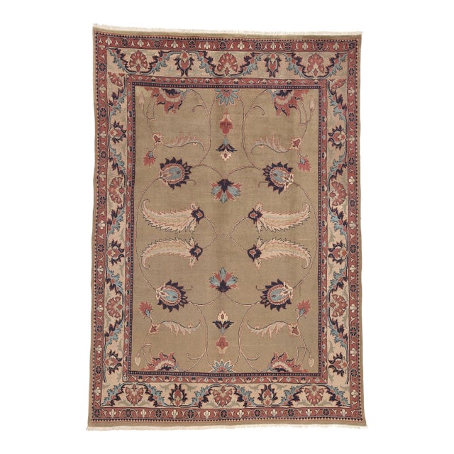 Late 20th Century Vintage Persian Mahal Rug - 08'05 x 12'00 For Sale