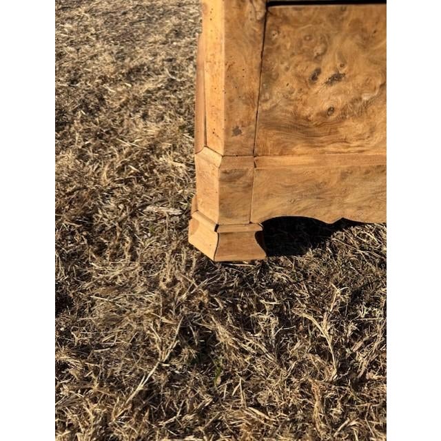 19th Century Louis Philippe Burlwood Bleached Marble Top Chest of Drawer / Commodes For Sale - Image 10 of 18
