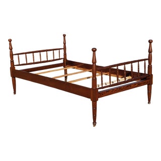 1940s Traditional Federal Style Twin Size Bed For Sale