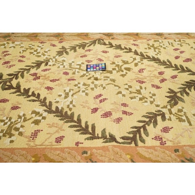 Yellow Sumak Rug 6' X 9' For Sale - Image 8 of 10