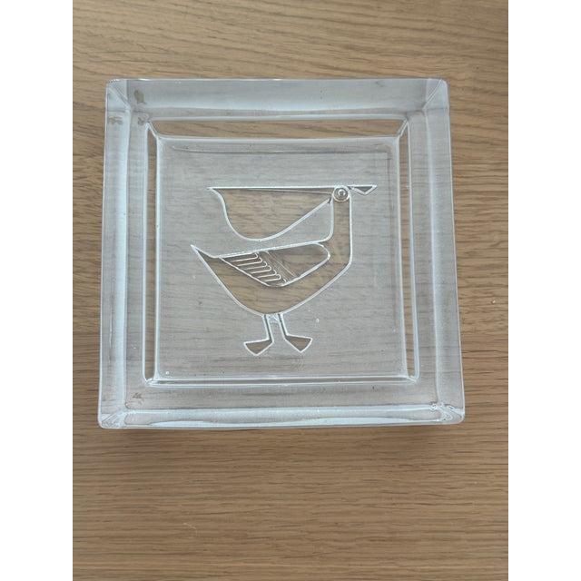 Mid Century Heavy Pelican Frosted Cachepot For Sale In Miami - Image 6 of 6