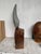 A striking example of vintage modern design, this abstract minimalist sculpture is a two-piece composition that...