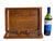 1970s Vintage Hand-Carved Teak Wood Trays, a Pair For Sale - Image 5 of 8