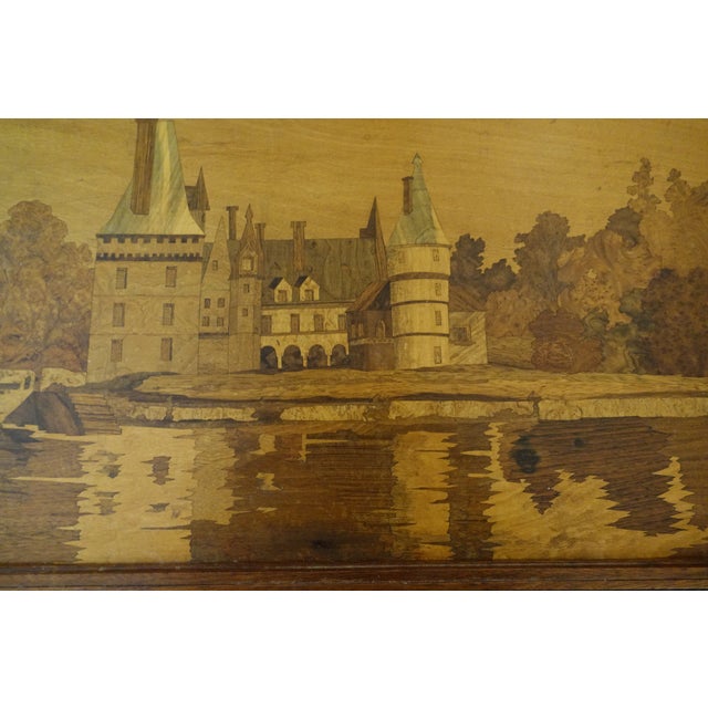 Large Alsatian Marquetry, 1920s For Sale - Image 4 of 6