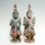Antique Wood Teppanom / Guardian Thai Angels, Statues or Figures - A Pair 18" For Sale - Image 9 of 10