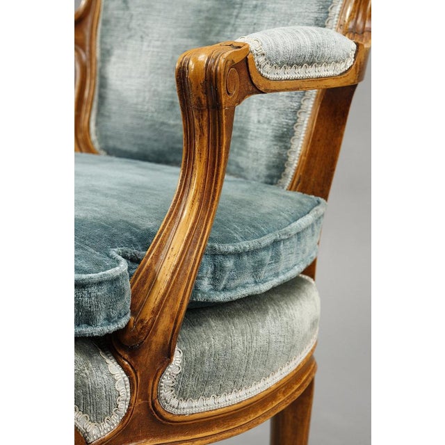 19th Century Louis XV Rococo Armchairs, 1880s, Set of 2 For Sale - Image 16 of 18