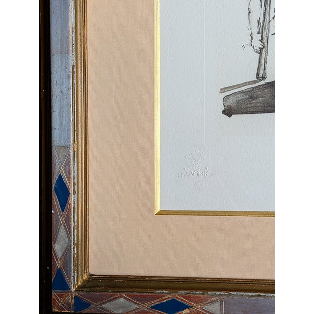 Salvador Dali, The Archangel Raphael, Hand-Signed Aquatint and Relief on Paper, 1980s For Sale - Image 15 of 18