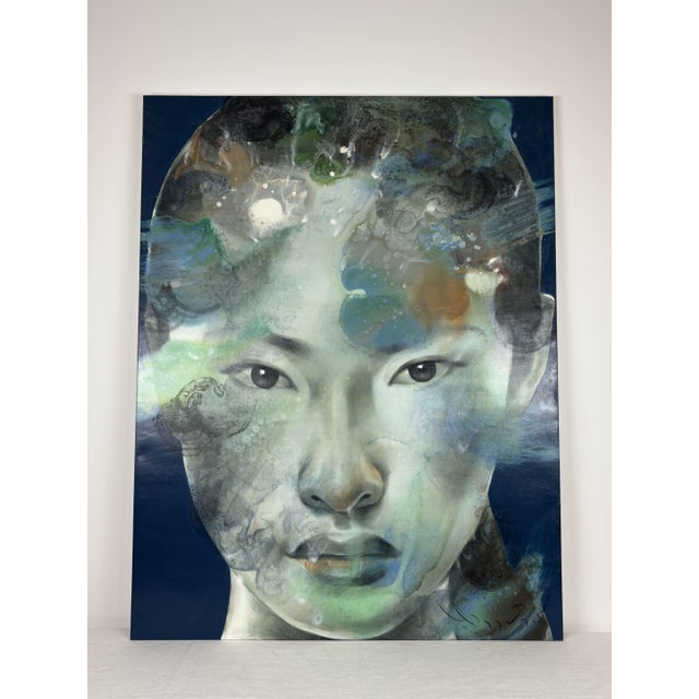 Silawit Poolsawat, Asian Beauty, 2000s, Acrylic Painting on Canvas, Framed For Sale - Image 6 of 10