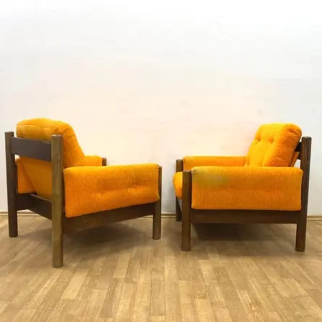 1970s Mid-Century Modern Sofa and Lounge Chairs, 1970s, Set of 3 For Sale - Image 5 of 12