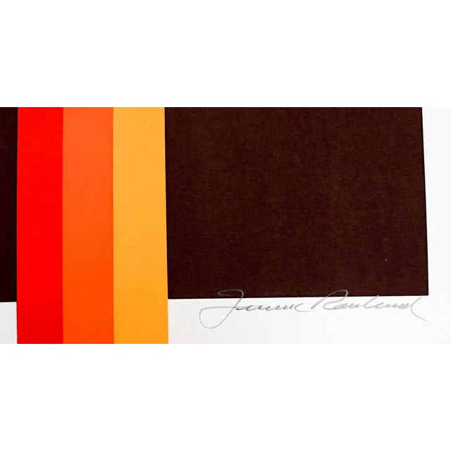 1970s Fanfare Serigraph by Frank Rowland For Sale - Image 4 of 7