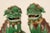 Chinese 19th Century Chinese Export Porcelain Foo Dog - A Pair For Sale - Image 3 of 8